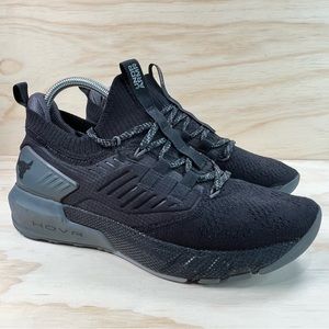 Under Armour Hova Project Rock 3 Mens Training Shoes Black Athletic Sneakers